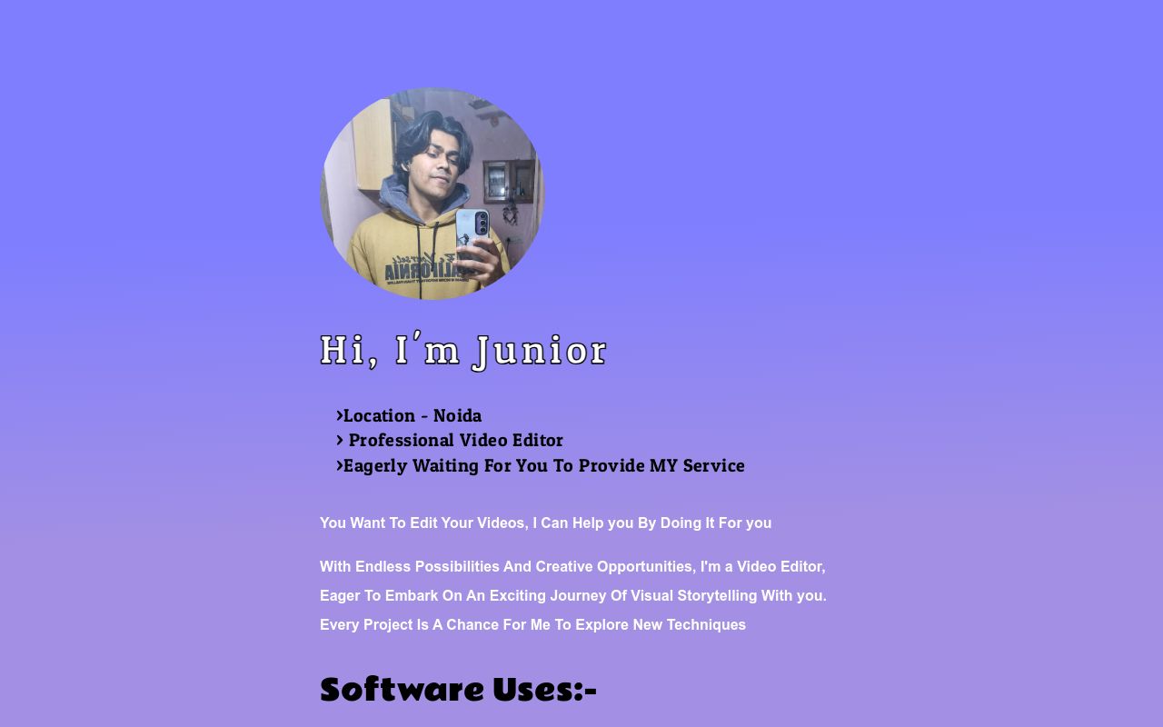 Carrd profile picture for @junior1